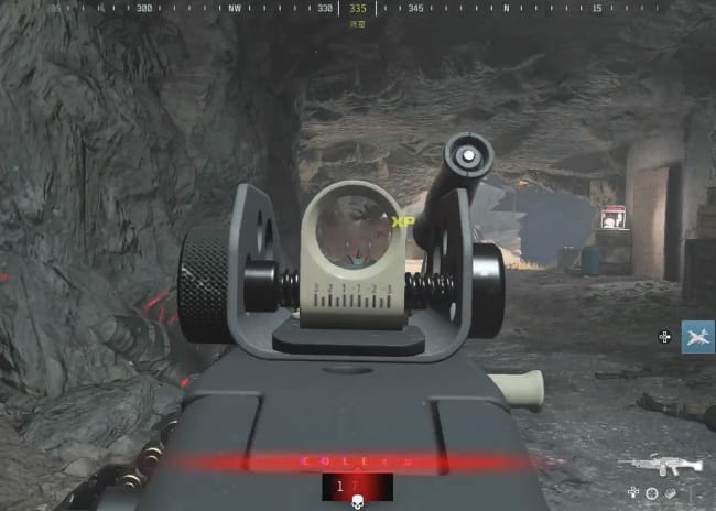 COD MW3のBRUEN MK9のアイアンサイト